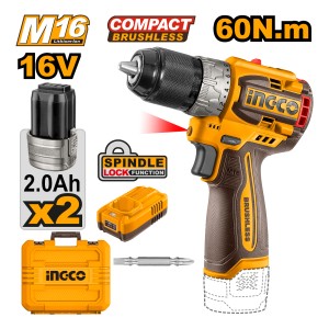 Atornillador Compact 16v C /bat Carg Valija Ingco Cdli16682