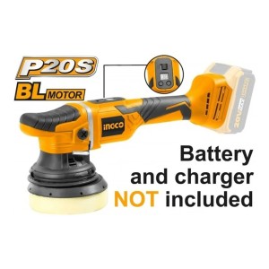 Pulidora Roto Orbital Bl Inalambrica 20v/150mm Ingco