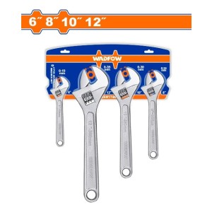 Set X 4 Llave Francesa Wadfow Waw174k - Lnf