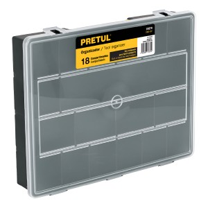 Organizador 14'' Con 18 Compartimentos Pretul Org-18p