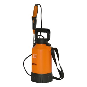 Pulverizador Automatico A Bateria Lusqtoff 5 Litros Fl5-8b Color Naranja