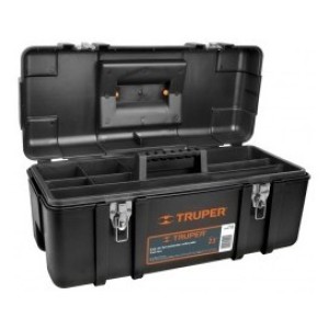 Caja Para Herramienta, Plástica De 23 , Industrial Truper Negro