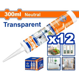 Silicona Neutra Transparente 300ml Wadfow Wgq2t12 - X12