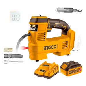 Compresor Aire 160psi 11bar 20v Cacli2012 Ingco + Bat/carg