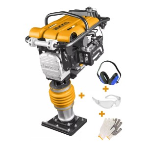 Pata Pata Apisonador 6.5hp A Gasolina Ingco Grt75-2 + Obsq