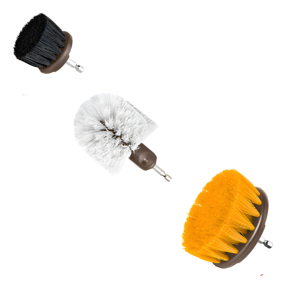 Set X 3 Cepillos P Taladro Multi Uso Ingco Wcb0301