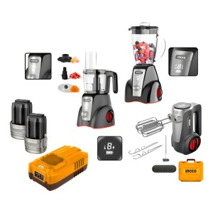 Kit Cocina A Bateria 16v Color Negro Ingco - L N F