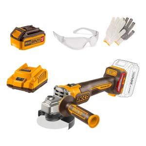Amoladora Angular + Cargador / Bater + Obsq Ingco Cagli27153