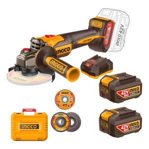 Amoladora Angular 115mm + Acces + Valija Ingco Cagli410811