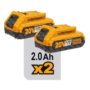 Bateria Litio 2.0ah - X 2 - 20v Ingco Fbli20011