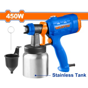 Equipo Pistola De Pintar 450w Metal Wadfow Weg1a02 - L N F