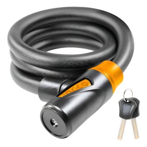Candado P/ Bicicleta 15x1200mm C Llave Ingco Dbk151201