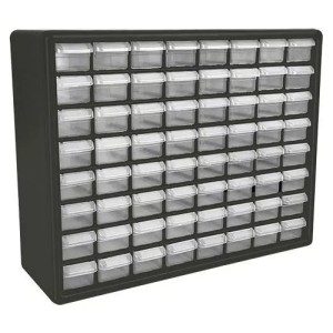 Organizador 64 Gabetas Para Colgar O Apilables Truper Org-64