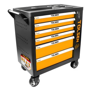 Carro Herramienta Metal Con Ruedas Taller Cajones Tolsen