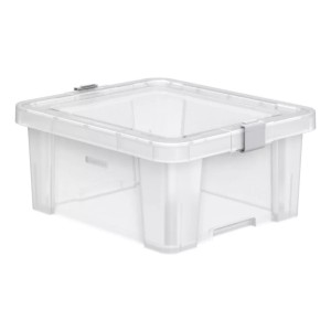 Caja Organizadora En Ppl Transparente 17 L Tramontina Lnf