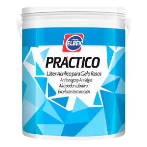 18lt Pintura Elbex Practico Latex Cielos Rasos Antihongos