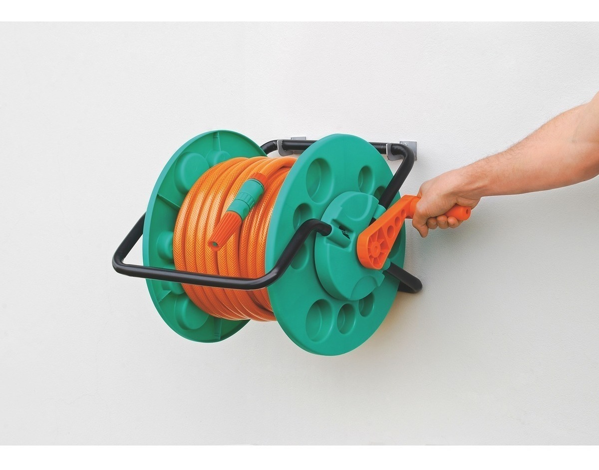 Enrollador De Manguera Fijo 60mts 1/2'' Tramontina - Imagen 2