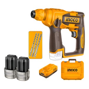 Rotomartillo 18mm 16v Valija + Acc + Bat Ingco Crhli16168