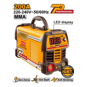Soldadora Inverter 200amp Led Display Ingco Mma20069
