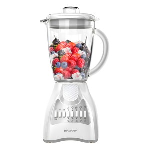 Licuadora 1.5l 650w Jarra Vidrio 10 Vel Wadfow Wzz4511t