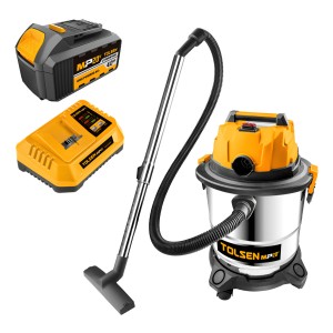 Aspiradora Tolsen 20v Seco Humedo 20 Lt. Con Bat/car - L N F