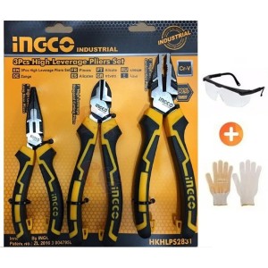 Juego 3 Pinzas Universal Alicate Diagonal Pinza Pta Fina