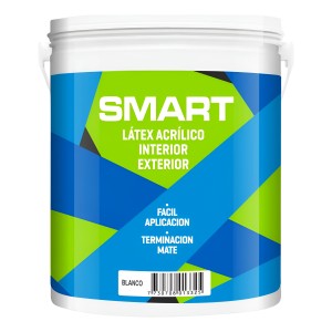 Pintura Latex Interior Exterior Elbex 18l Blanco Mate