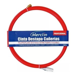 Cinta Destapa Caños Cañeria Merclin 15 Metros Lnf