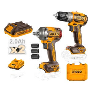 Set Llave Impacto 400nm + Atornillador Ingco Ckli20271 - L N