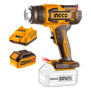 Pistola Calor Display Lcd + Bat/car 30-550° Ingco - Hgli2003