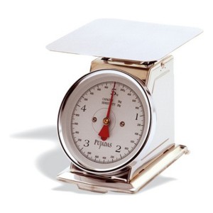 Balanza Acero Inoxidable Con Bandeja Plana De 10 Kg Pujadas