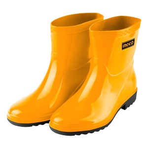 Botas Lluvia Corta Amarilla Ssh102l Ingco Ver Talles
