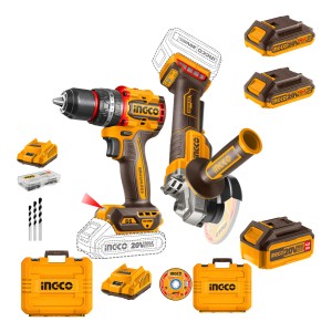 Kit Herramientas Bateria 20v Completo Ingco - L N F