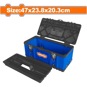Caja Herramientas 18.5 Metal Y Plástico Wadfow Wtb6a19