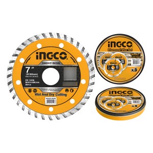 Disco Turbo Lata X5 Pcs 7 Ingco Corte Ceramicas Dmd031802m