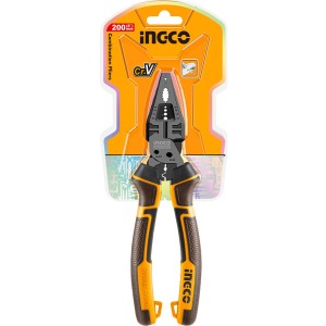 Pinza Universal 8 200mm Cr-v Multif 8 En 1 Ingco Hmfcp28200