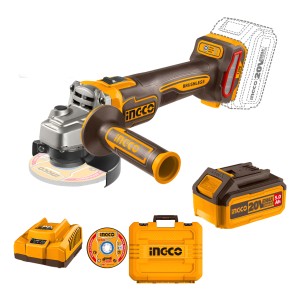 Amoladora 4 1/2 1200w Bat/carg Valija Ingco Cagli2211532 L N