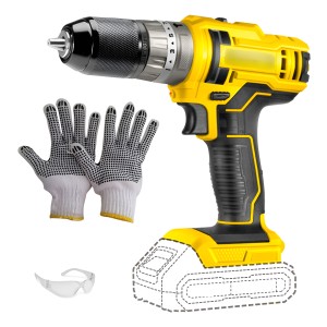 Atornillador Percutor Y Mandril Metal Con Valija 20v - L N F