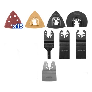 Set 22 Accesorios Para Sierra Multifuncion Wadfow Wma9417