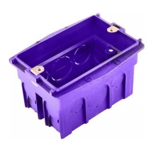 Caja Llana / Honda De Embutir Para Plaquetas Y Tomas X 10un