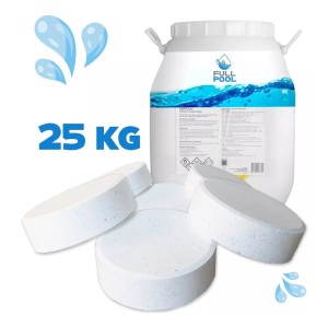 Pastillas De Cloro Triple Acción Tarrina 25kg