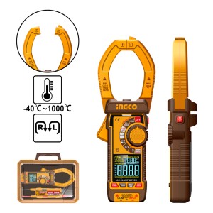 Pinza Amperimétrica Digital Ac 1000a Ingco Dcm610001