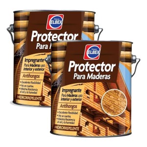 Protector Maderas Elbex Interior Exterior 3.6l+3.6l Regalos