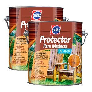 Protector De Maderas Al Agua Elbex 2 X 3.6 Lts - Lnf