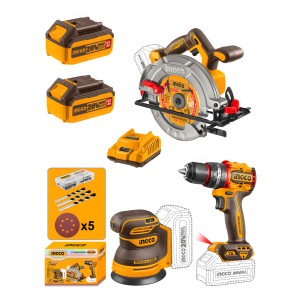 Kit Combo Herramientas P20s Brushless Ingco Cosli250181