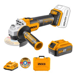 Amoladora Bateria 4/12 20v C 1bat Y 1carg Ingco Cagli2011587 Amarillo 50