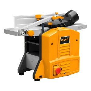 Cepilladora Y Canteadora De Banco Ingco Color Amarillo