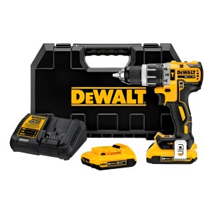 Taladro Percutor Atornillador Inalámbrico De 13mm Dewalt Dcd796d2 + 2 Baterías De 2ah + Accesorio Con Maletín De Transporte Amarillo
