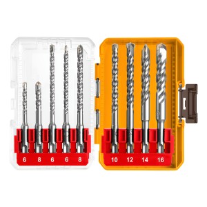 Kit 9pcs Mechas Para Rotomartillo Sds Plus Ingco Akdl30906