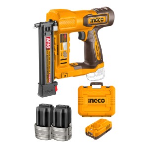 Clavadora 16v + Bat + Carg + Clavos + Valija Ingco Cbnli2038